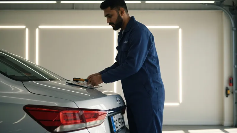 Réglementation" des plaques d'immatriculation