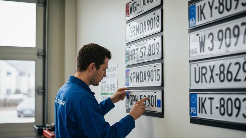 Les coûts associés à l'obtention d'une plaque d'immatriculation