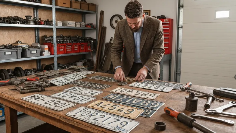 Plaques d'immatriculation anciennes : collection et réglementation